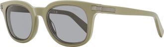 Ermenegildo Zegna Mens Road Brand Sunglasses EZ0238 45A Dark Beige 50mm