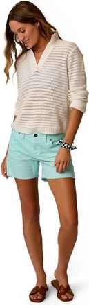 Carve Designs Oahu 4-Inch Shorts for Women in Dawn in Light Aqua at Nordstrom, Size 16