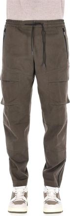 Pantaloni Torino Cargo Broeken Theta Fit - Heren - Slim Fit Broeken - Groen - M - Katoen - Broeken