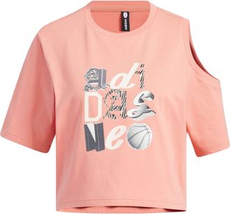 adidas (WMNS) adidas Neo Graphic T-Shirts Pink IK7671