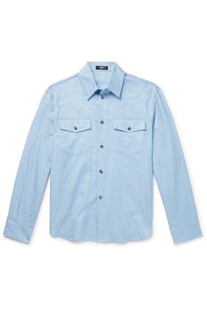 Versace Cotton-Jacquard Shirt