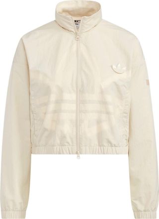 adidas (WMNS) adidas Adicolor Track Jacket Asia Sizing Beige HS1938