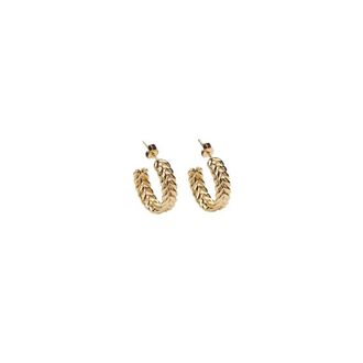 Pico Accessoires, Dames, Geel, ONE Size, Erin Round Wide Earrings