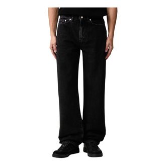 Lacoste Jeans a gamba dritta - - Jeans - Uomo - Nero - W32 L32