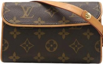Louis Vuitton Pre-owned Belt Bags, female, Brown, Size: ONE SIZE Pre-owned Vintage Pouch