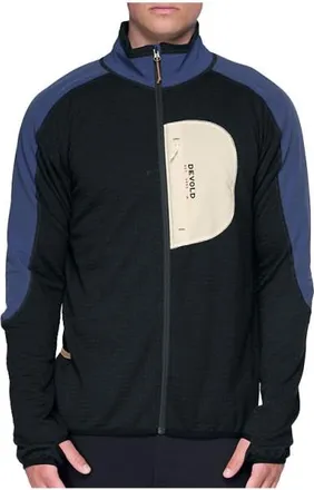 Devold Adventure Jacket Merinopullover f&uuml;r Herren | schwarz