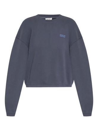 American Vintage Felpa Izubird con stampa - Blu