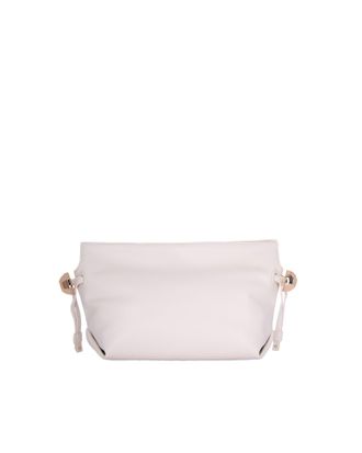 Liu Jo Womens Shoulder Bag With Chain Cream Polyurethane