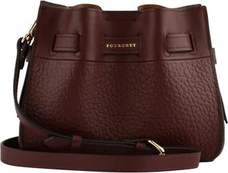 Pourchet Le Petit &eacute;paule - Dames - Schoudertassen - Rood - ONE Size - Leer - Tassen