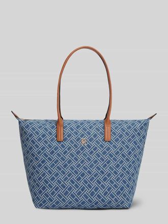 Tommy Hilfiger Shopper aus reiner Baumwolle in Jeansblau, Gr&ouml;&szlig;e 1