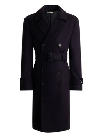 Bally Cappotto doppiopetto con cintura - Blu