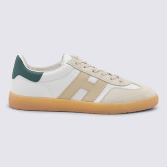 Hogan Sneakers White-Beige-Green