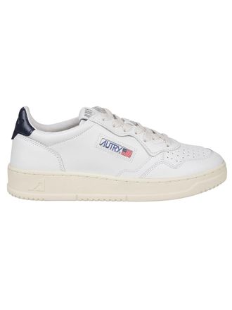 Autry White Medalist Low Leather Low-Top Sneakers