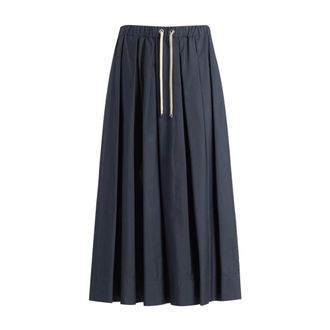 Max Mara Midi Skirts, female, Blue, Size: XS Smmpineta