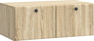 vidaXL Mueble De Tv De Pared 78,5 X 41 X 30 Cm Roble Sonoma Vidaxl