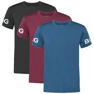 Bj&ouml;rn Borg Bj&ouml;rn Borg Sportshirts 3-Pack Permormance Tee Multi