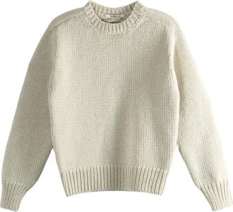 Auralee Trui met ronde hals - Beige