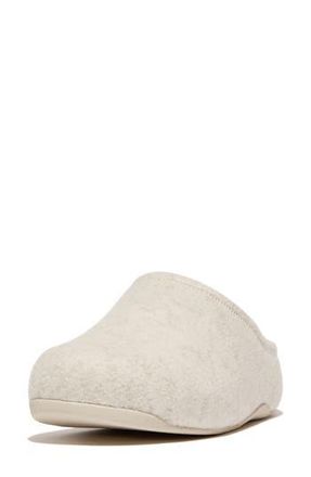 FitFlop Cushy Felt Clog in Ivory at Nordstrom Rack, Size 10