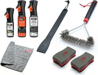 Weber Kit De Limpieza Para Barbacoas Weber Q Y Pulse C&oacute;digo 18286