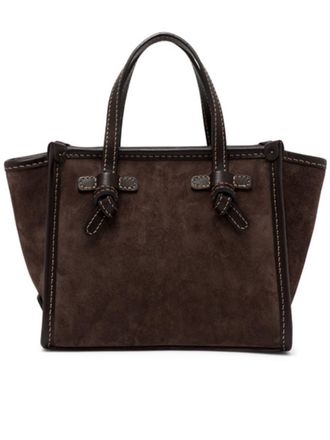 Gianni Chiarini Miss Marcella Brown Suede Handbag