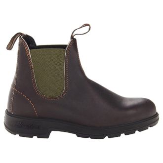 Blundstone 519 Leather Unisex Ankle Boots - Brown Olive - Size:UK 10.5
