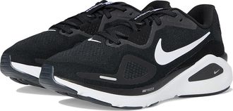 Nike Structure 26 Womens Shoes Black/White/Wolf Grey/Metallic Silver : 10.5 EE - Extra Wide, Synthetic