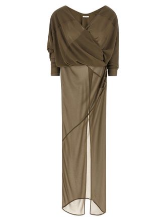 Entire studios Bicolor Polyester Long Womens Dress