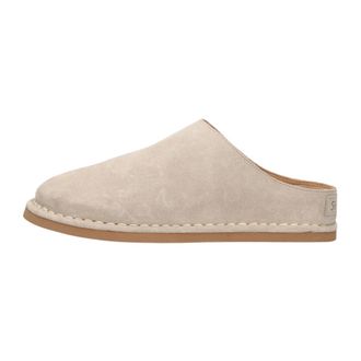 Shabbies Amsterdam Wilja Slipper - Dames - Schoenen - Beige - Maat: 38 EU Leer