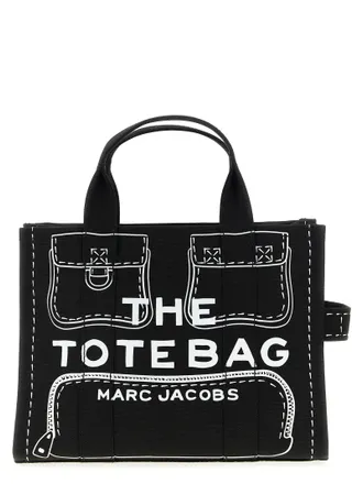 Marc Jacobs The Trompe Loeil Cargo Canvas Medium Handbag