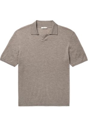 The Row Isao Cashmere Polo Shirt