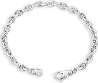 Pompeii3 Mens Classic Anchor 14k Gold (19gram) or Platinum (35gram) 5.5mm Link Bracelet 8.5