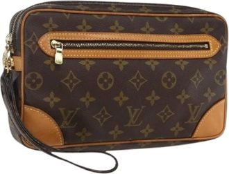 Louis Vuitton Pre-owned Clutches, female, Brown, Size: ONE SIZE Pre-owned Vintage Clutch