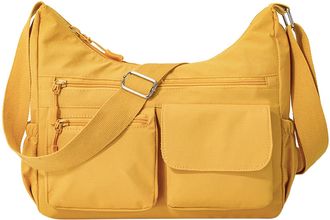 Generic Cymwer Nylon Fashion Crossbody Bag Large Hobo Bag for Women Work Shopping (Yellow)