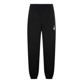 Off-white Mens Off-White FW21 Adornment Sports Pants/Trousers/Joggers Black OMCH029R21FLE0011032-1