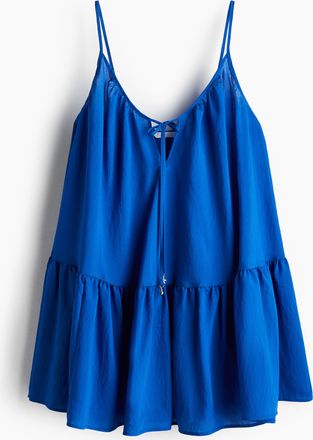 H&M Trägerkleid in A-Linie - Blue