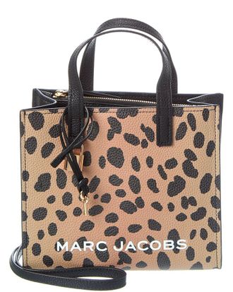 Marc Jacobs Mini Cheetah Bold Grind Leather Tote