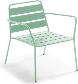 Oviala Bajo sill&oacute;n de jard&iacute;n en verde salvia