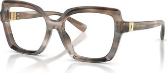 Dolce & Gabbana 53mm Butterfly optical glasses in Grey at Nordstrom