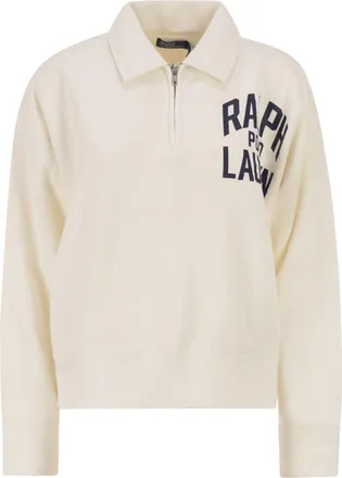 Polo Ralph Lauren Half Zip Sweatshirt With Logo