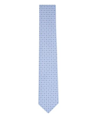 Canali Stropdas met patroon - Blauw