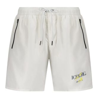 Iceberg Beach Shorts - male - Iceberg - Beachwear - White - 2XL - Swimwear