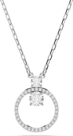 Swarovski Constella Ketting met Hanger - Dames - Kettingen - Grijs - ONE Size - Accessoires