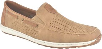 Rieker Schoenen, Heren, Beige, 46 EU, Nubuc A. Perfo