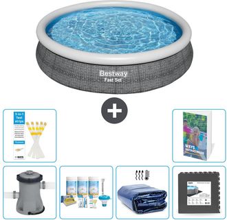 Bestway Piscina Bestway Fast Set Redonda - 366x76 Cm - 7-piezas S233