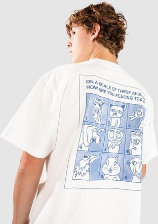 A.Lab Unhinged Animal Boxy T-Shirt weiss