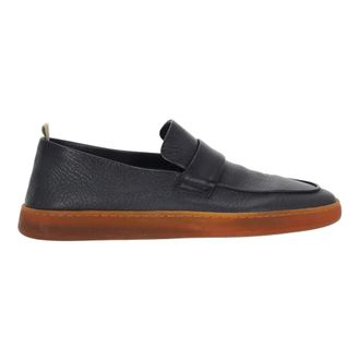 Officine Creative Loafers, male, Blue, Size: 10 1/2 US Herbie 001 Moccasin