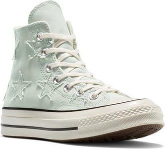 Converse Gender Inclusive Chuck 70 Celestial High Top Sneaker in Rainwashed Grey/Egret/Black at Nordstrom, Size 6.5 Womens