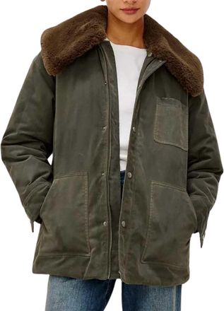 Rails Tessuto Canvas Jacket In Umber