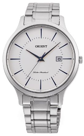 Orient Quartz White Dial Mens Watch RF-QD0012S10B