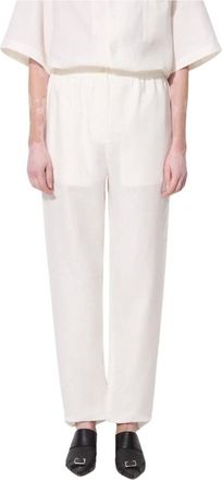 PANGAIA Pantalones de Lino DNA - Trousers - Mujer - Blanco - XS